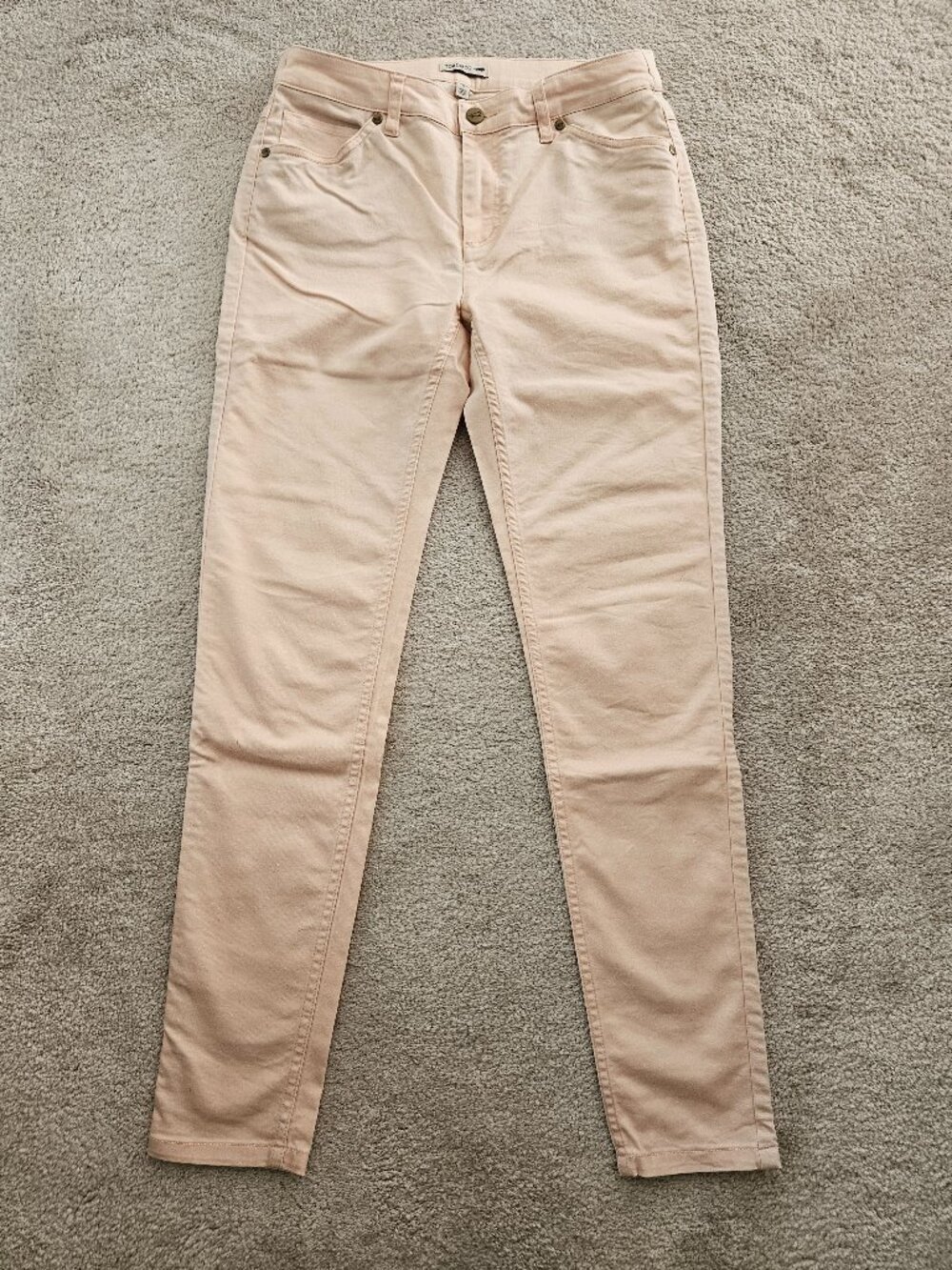Toad&Co Sequoia Skinny Pant Light Pink/Peach Organic Cotton - Women's 6